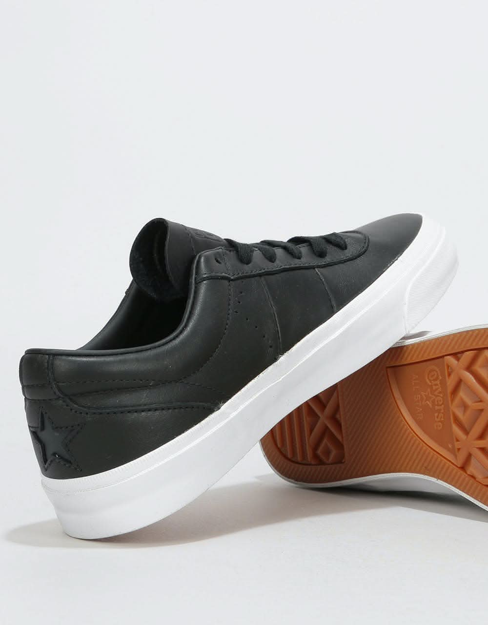 Converse One Star CC Pro Ox Skate Shoes - Black/Black/White