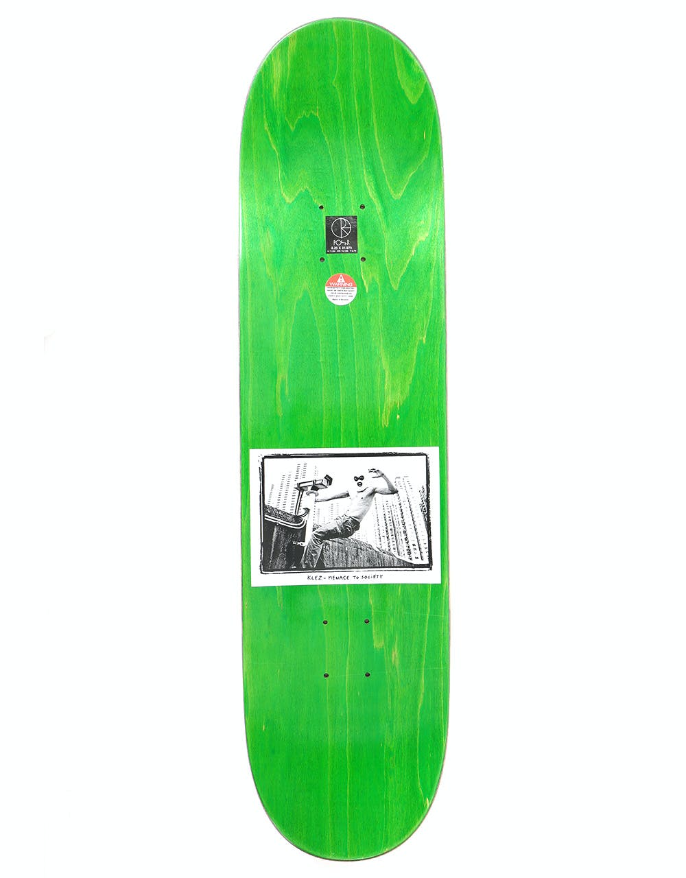Polar Klez Menice To Society Skateboard Deck - 8.25"
