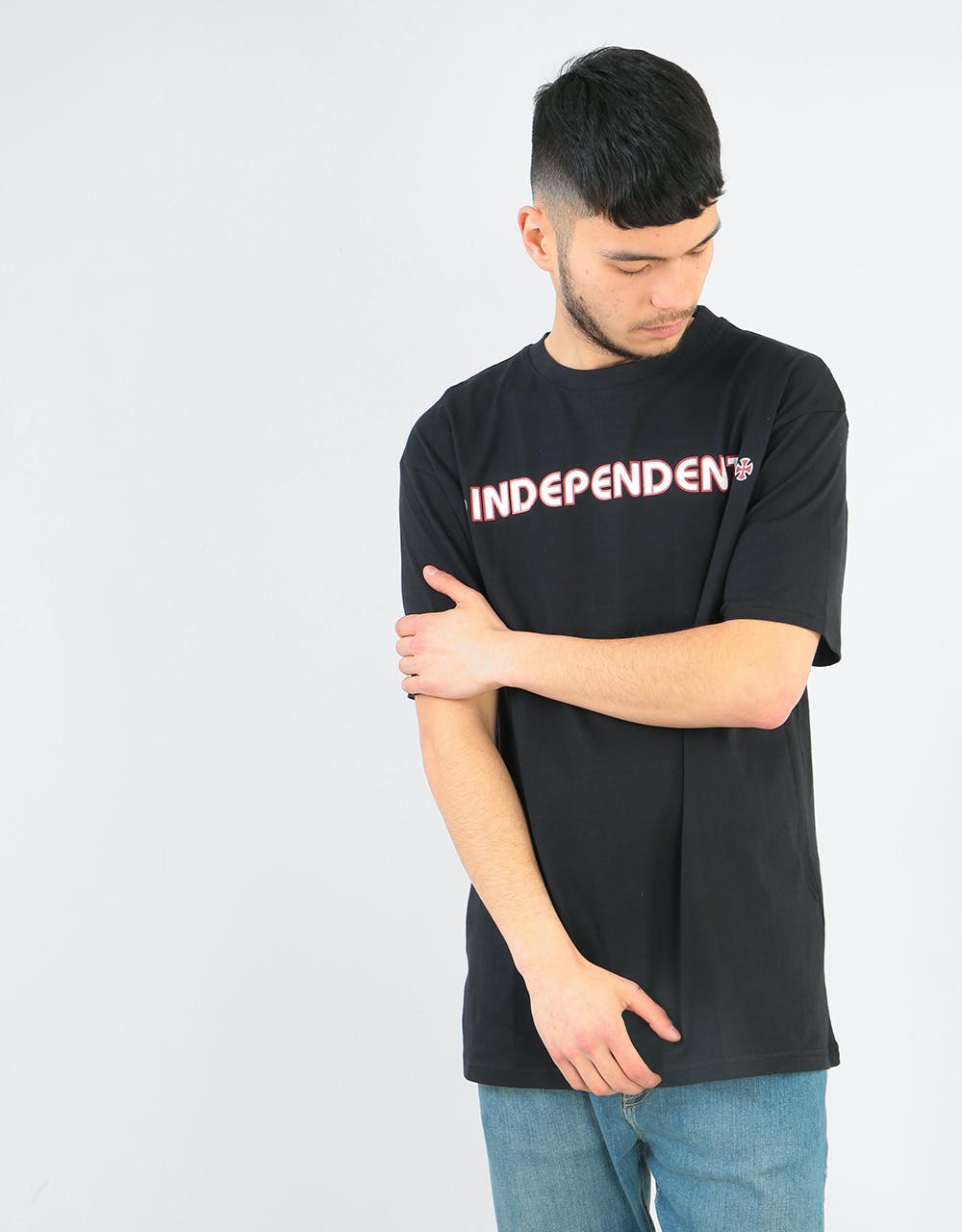 Independent Bar Cross T-Shirt - Black