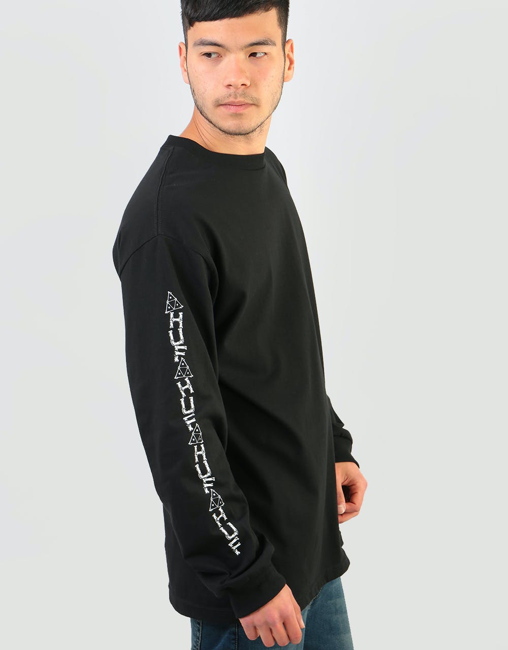 HUF Boner TT L/S T-Shirt - Black
