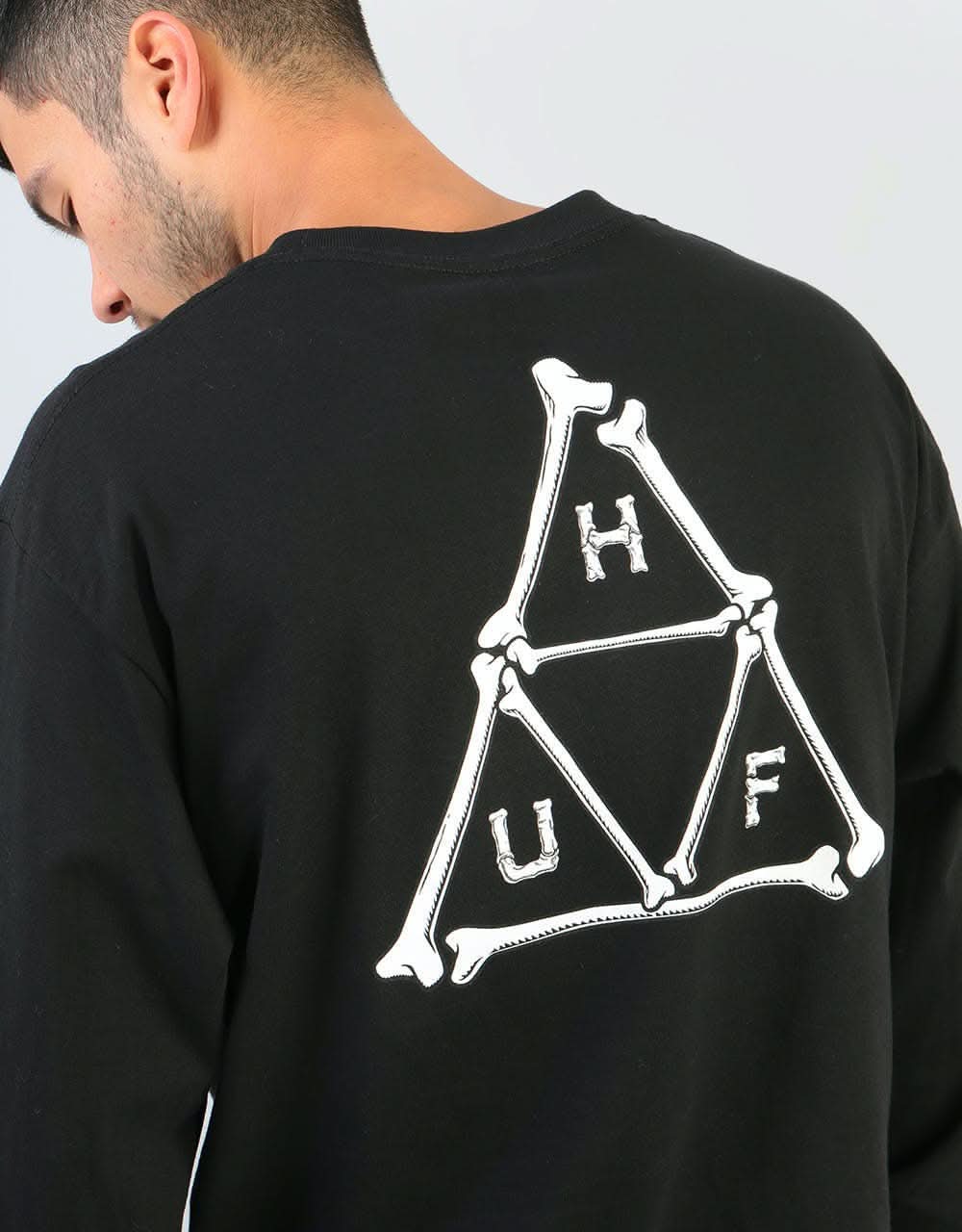 HUF Boner TT L/S T-Shirt - Black