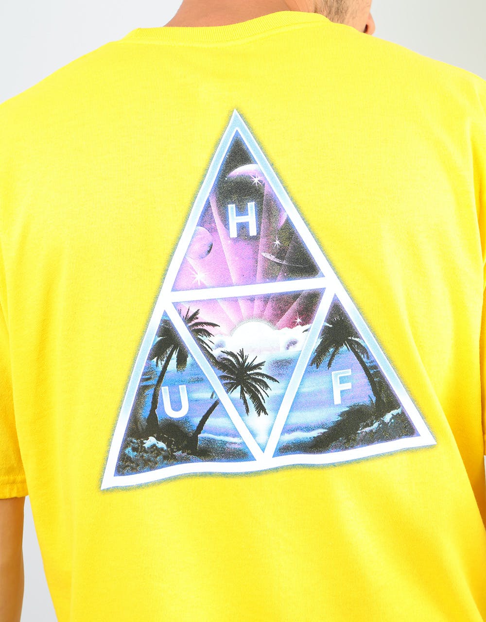 HUF Space Beach TT T-Shirt - Yellow
