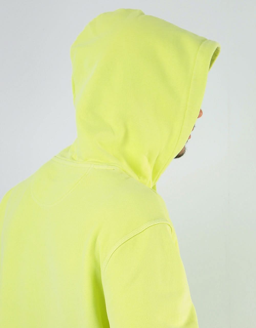 Stüssy Stock Logo Pullover Hoodie - Lime