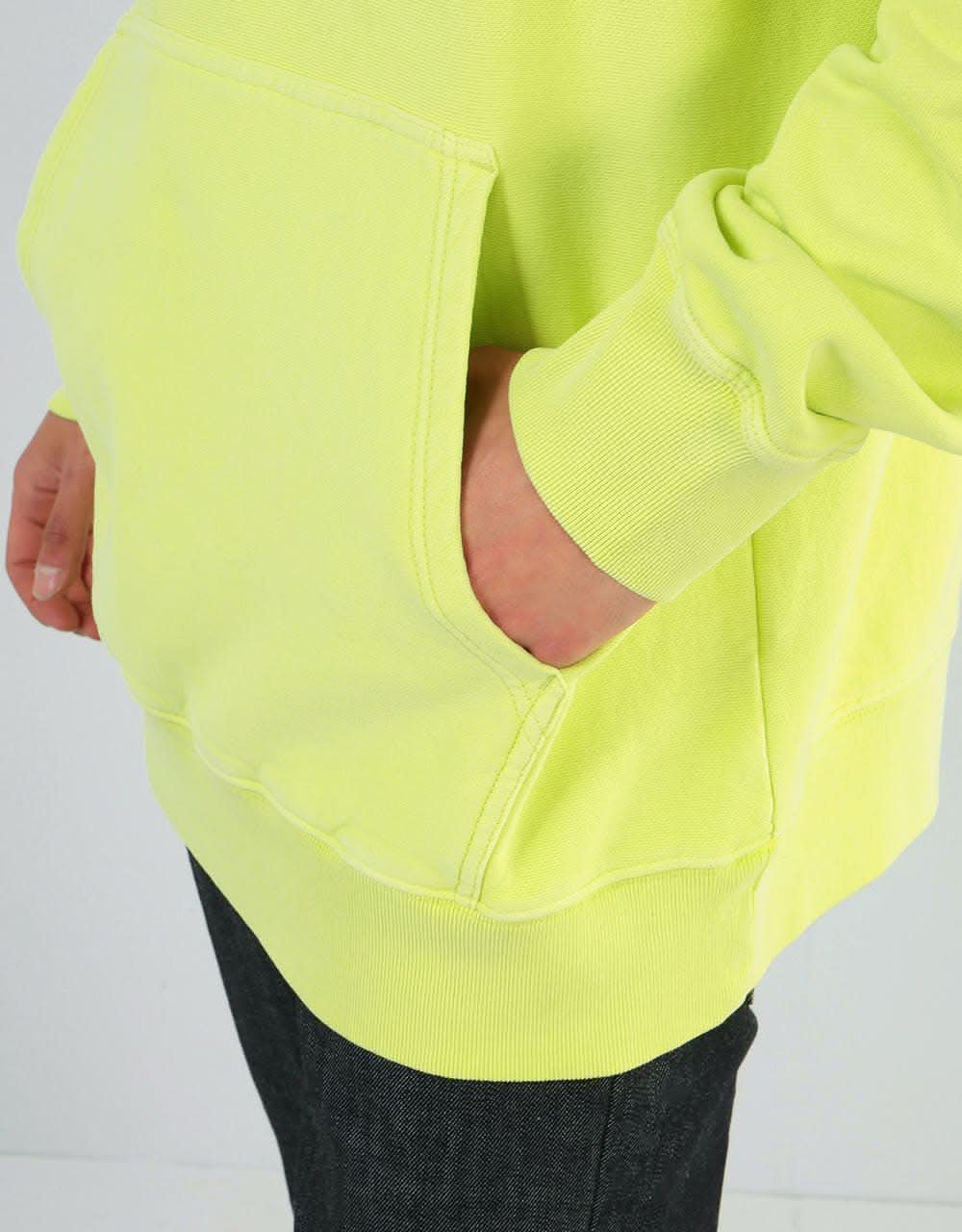 Stüssy Stock Logo Pullover Hoodie - Lime