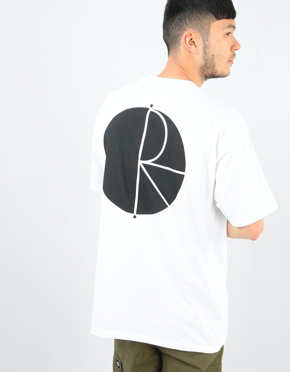 Polar Fill Logo T-Shirt - White/Black