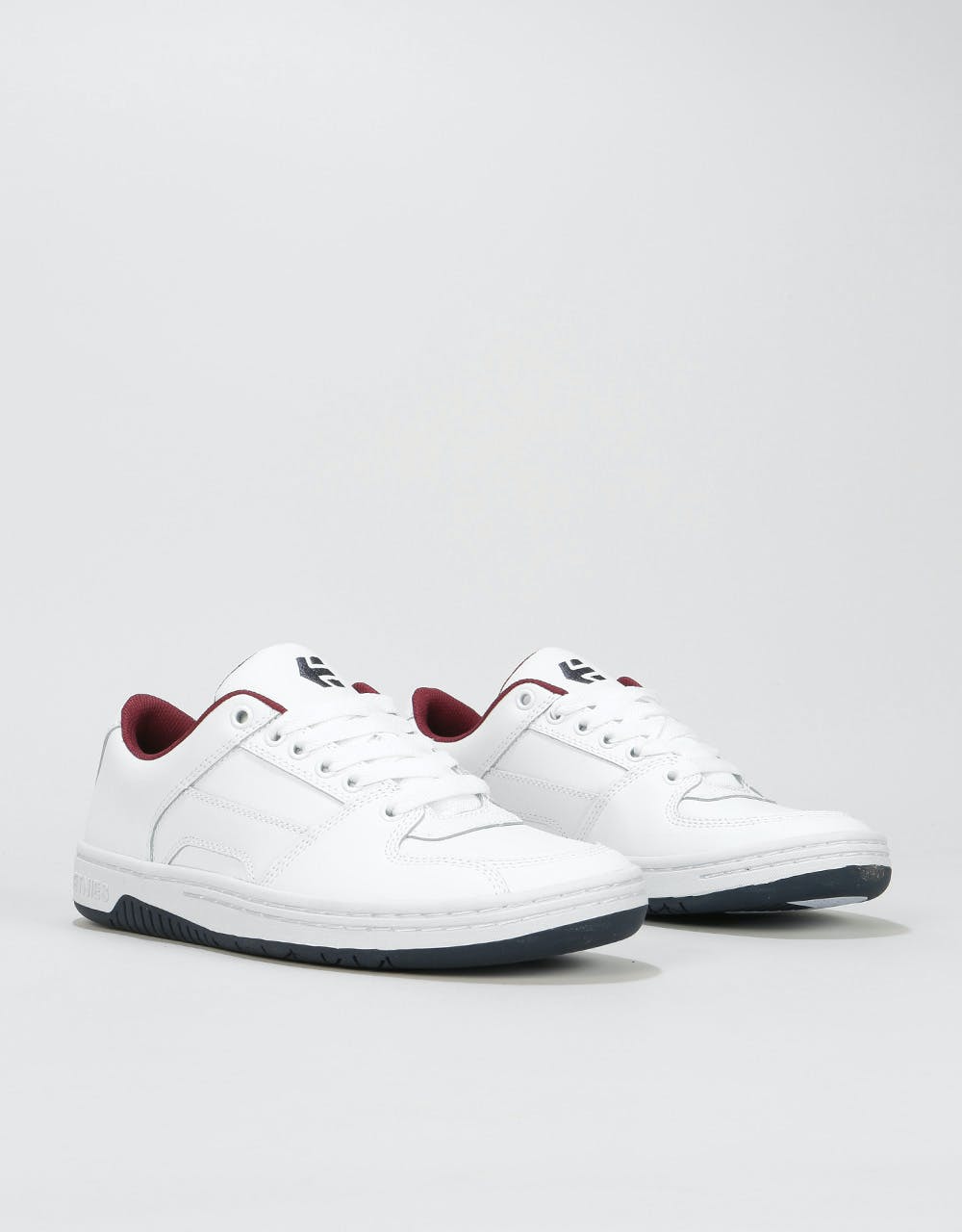 Etnies Senix Lo Skate Shoes - White/Navy/Red