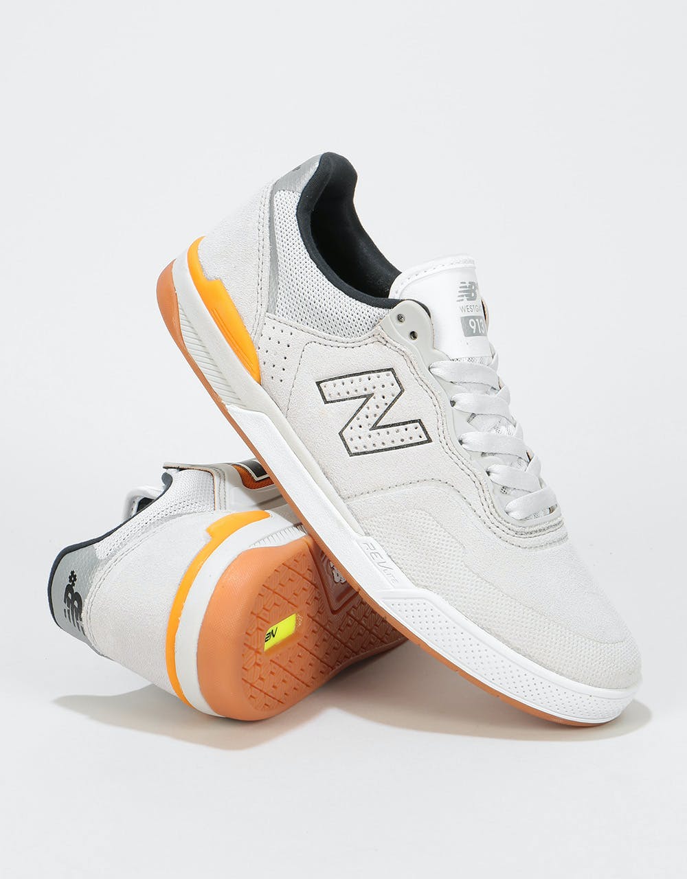 New Balance Numeric Westgate 913 Skate Shoes - Silver/Orange