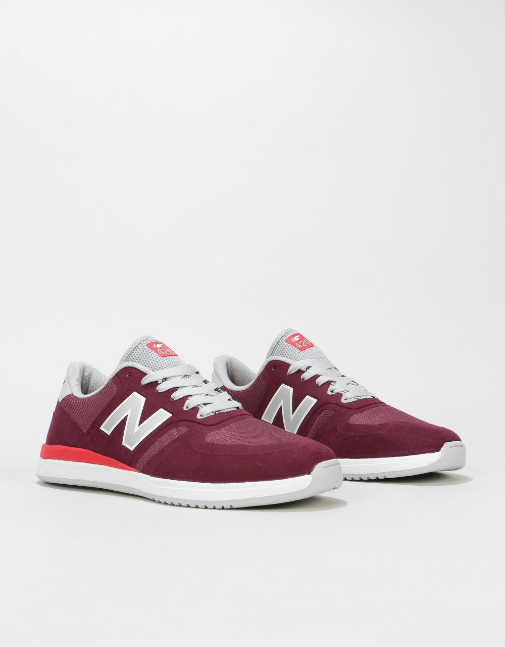 New Balance Numeric Henry 420 Skate Shoes - Burgundy/Red