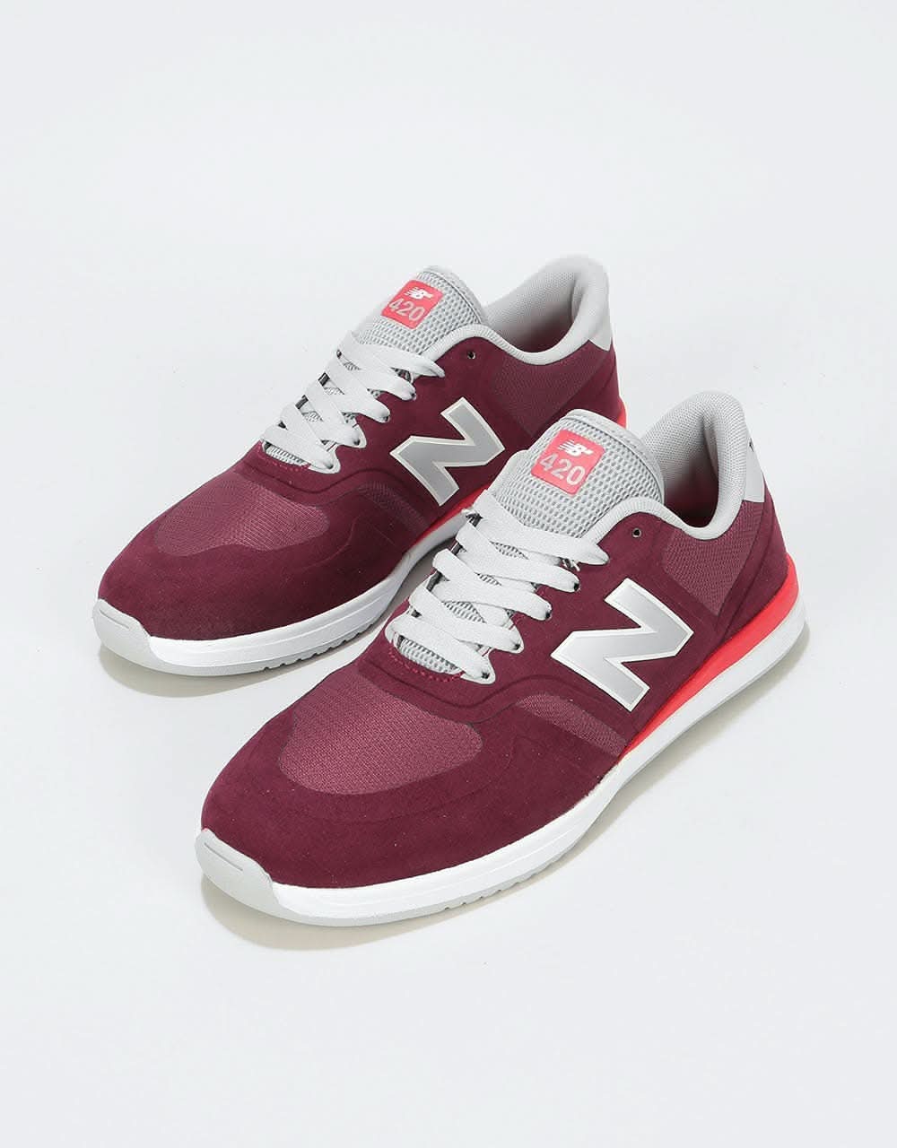 New Balance Numeric Henry 420 Skate Shoes - Burgundy/Red