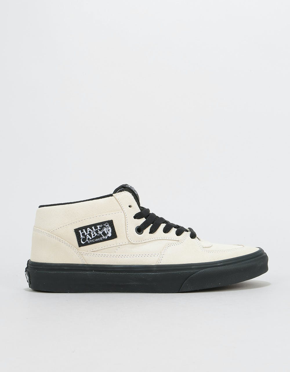 Vans Half Cab Skate Shoes - (Black Outsole) Classic White/Black