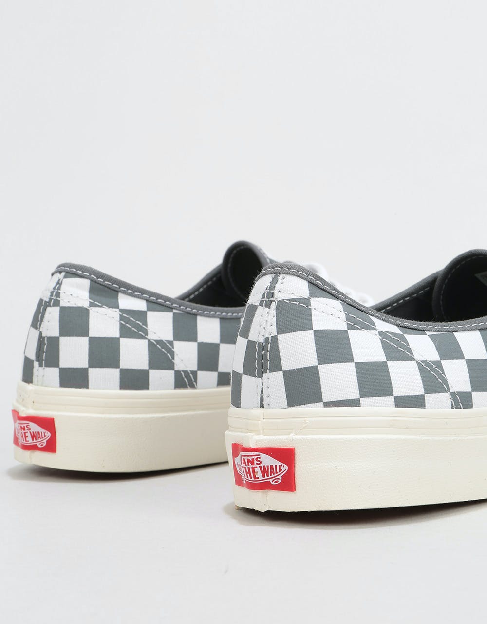 Vans Authentic Skate Shoes - (Checkerboard) Pewter/Marshmallow