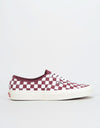 Vans Authentic Skate Shoes - (Checkerboard) Port Royale/Marshmallow