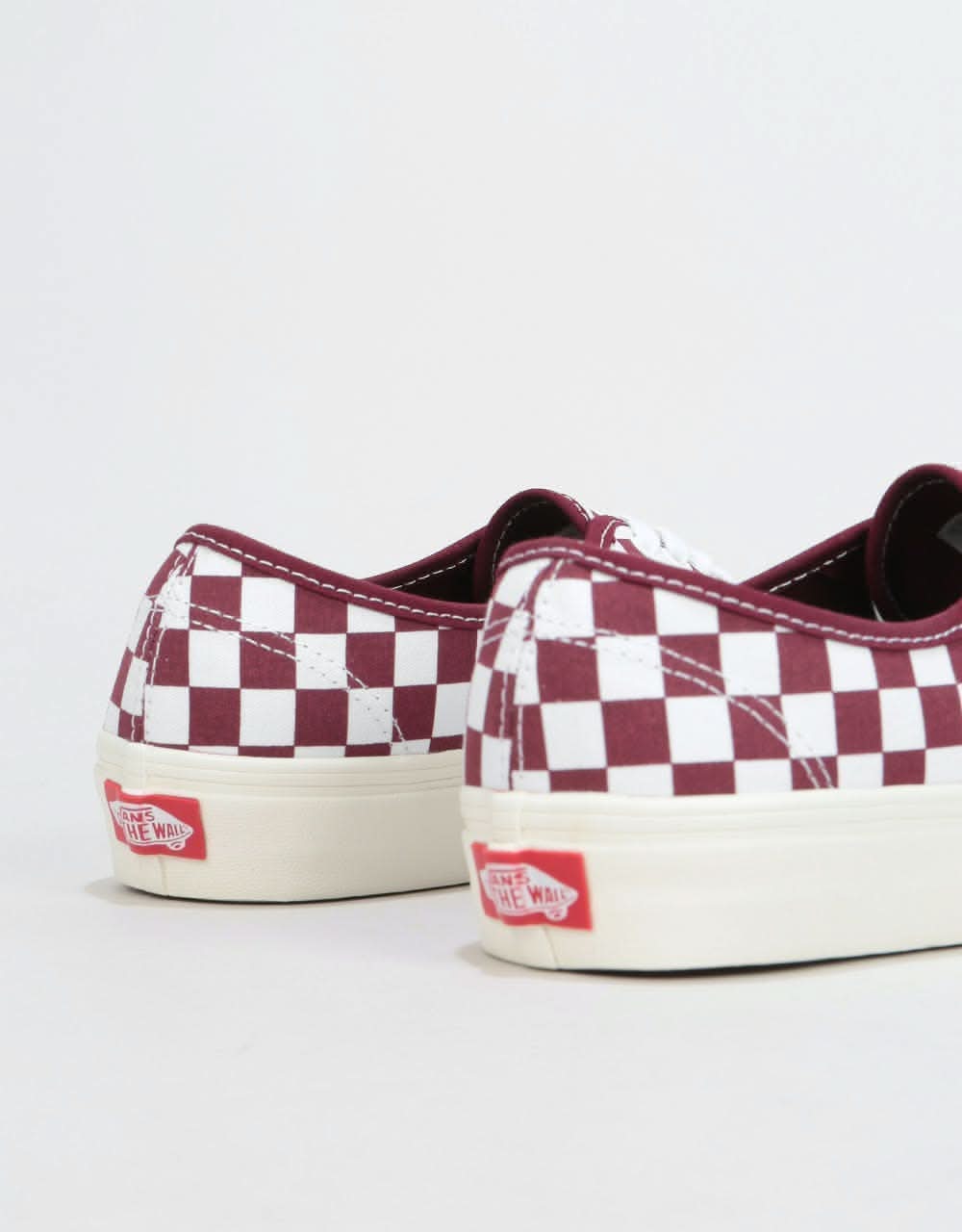 Vans Authentic Skate Shoes - (Checkerboard) Port Royale/Marshmallow