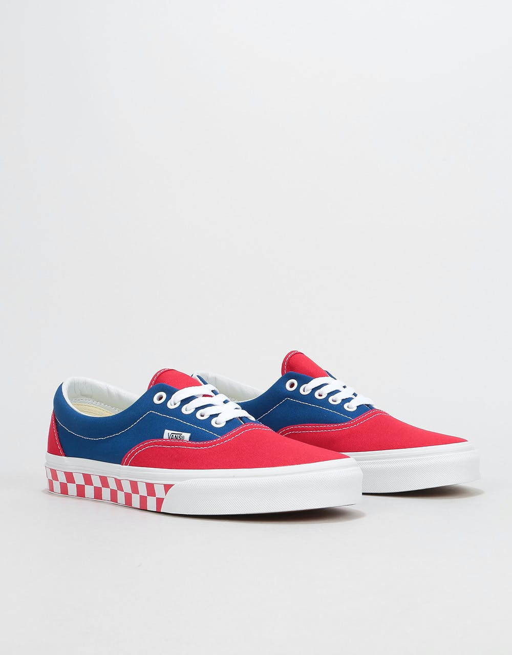 Vans Era Skate Shoes - (BMX Checkerboard) True Blue/Red