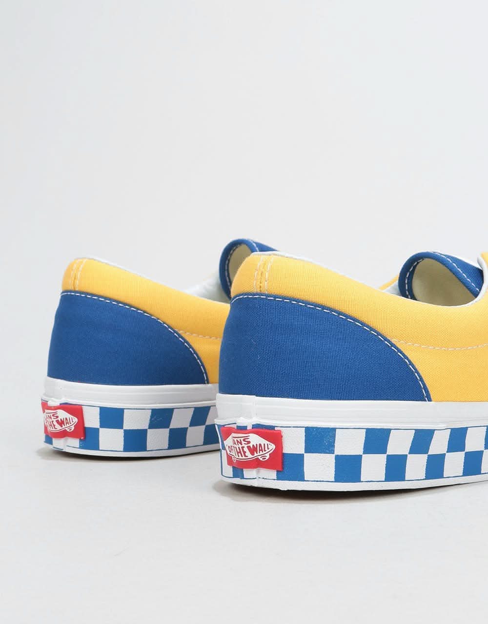 Vans Era Skate Shoes - (BMX Checkerboard) True Blue/Yellow