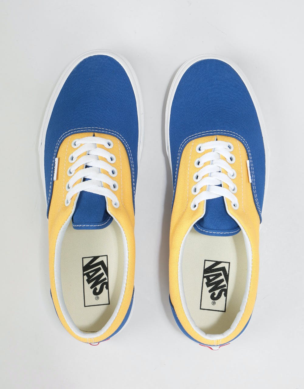 Vans Era Skate Shoes - (BMX Checkerboard) True Blue/Yellow