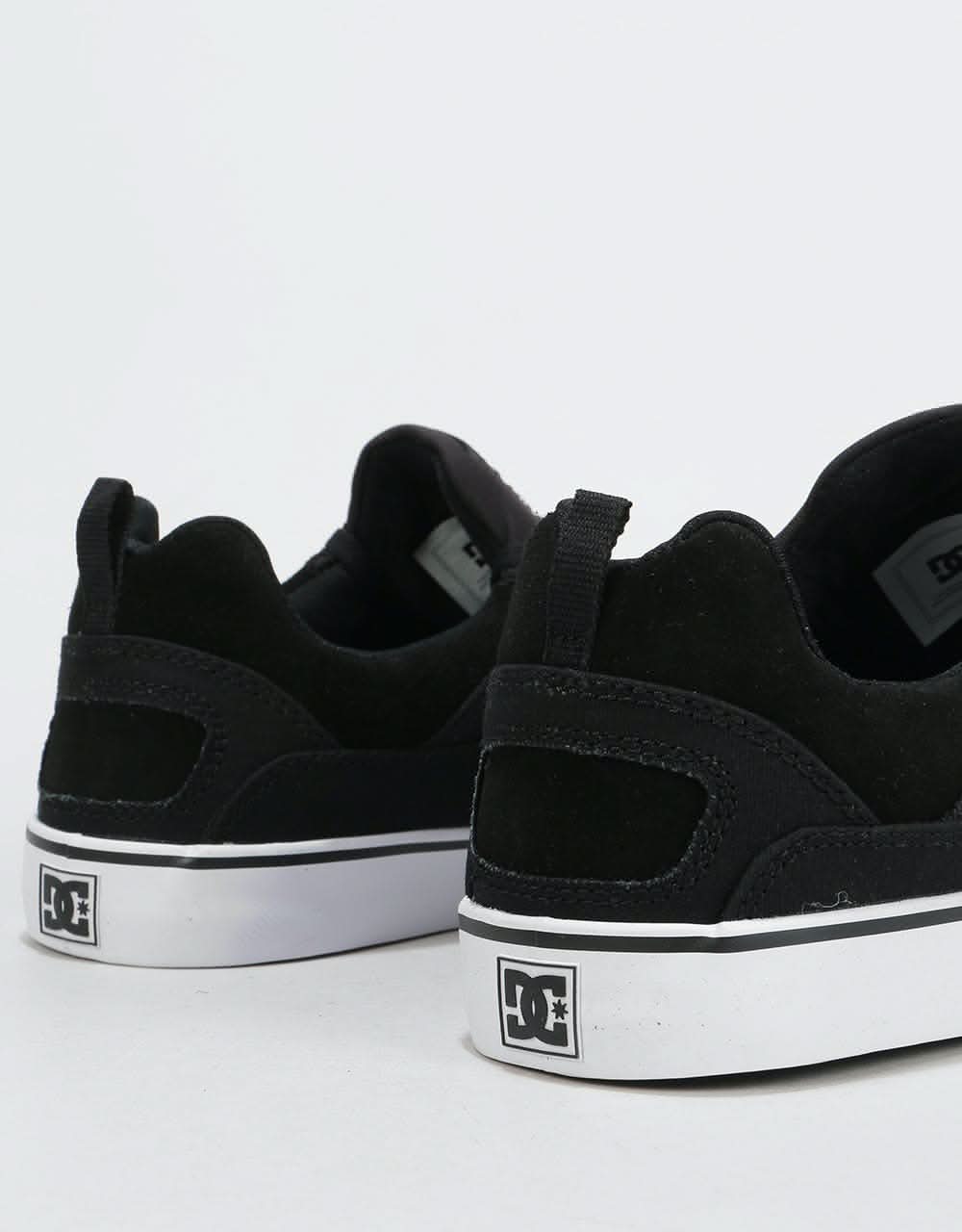 DC Heathrow Vulc Skate Shoes - Black/White