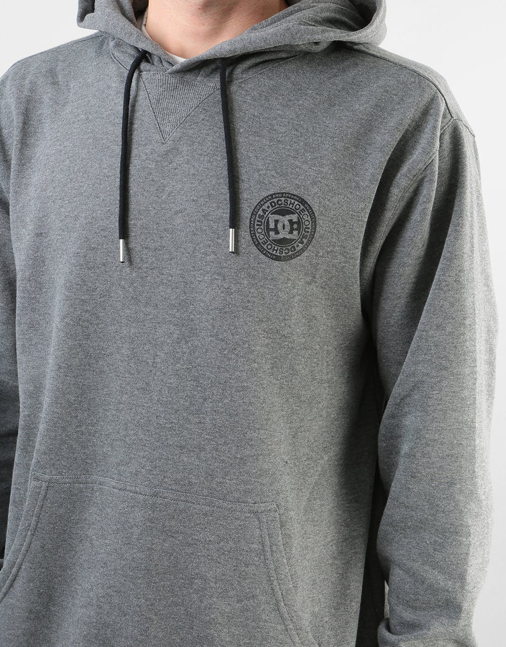 DC Rebel Pullover Hoodie - Charcoal Heather