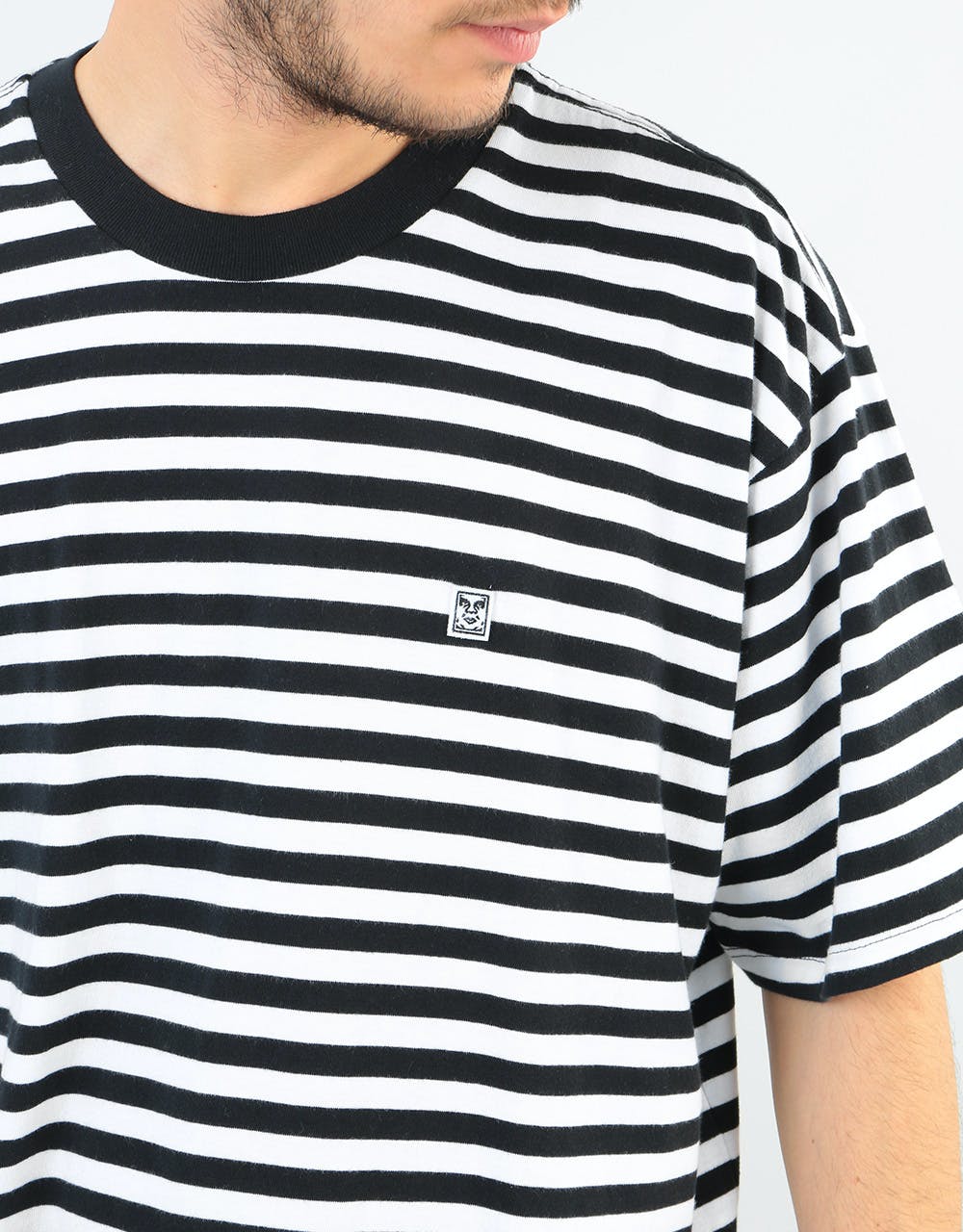 Obey 89 Icon Stripe Box II T-Shirt - Black/Multi
