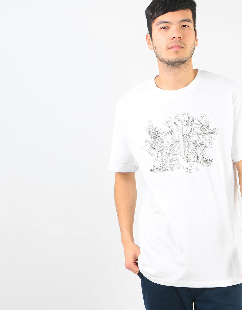RIPNDIP Nerm Paradise UV Activated T-Shirt - White
