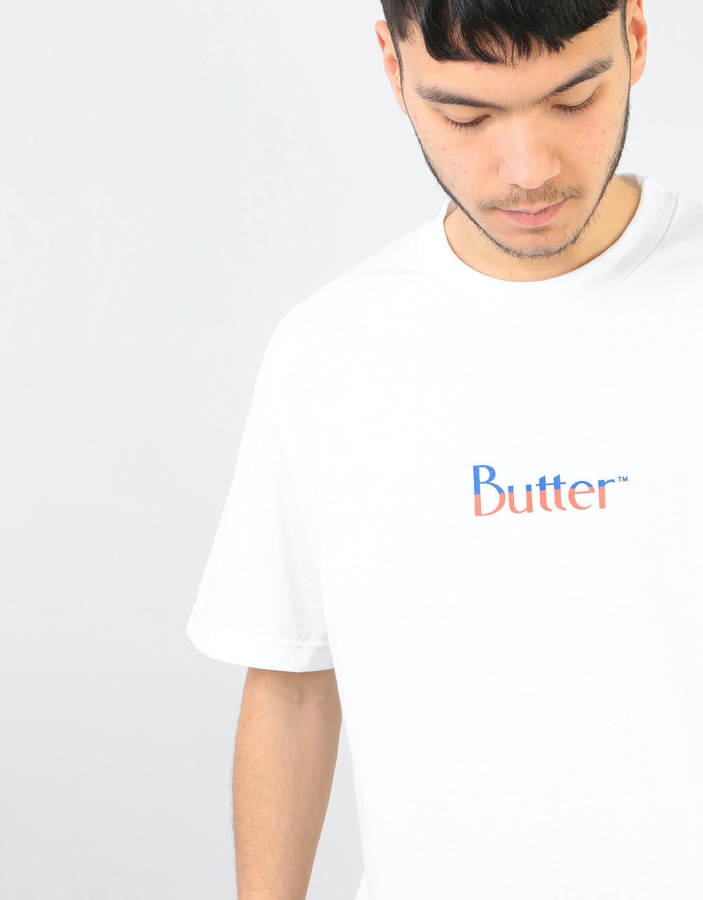 Butter Goods Split Classic Logo T-Shirt - White