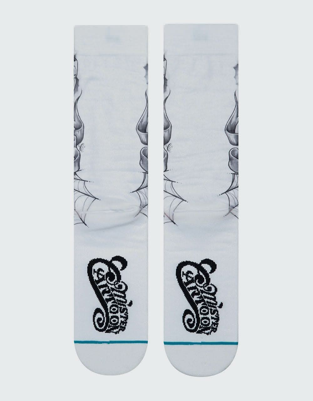 Stance x Mr. Cartoon Toonz 200 Needle Socks - White