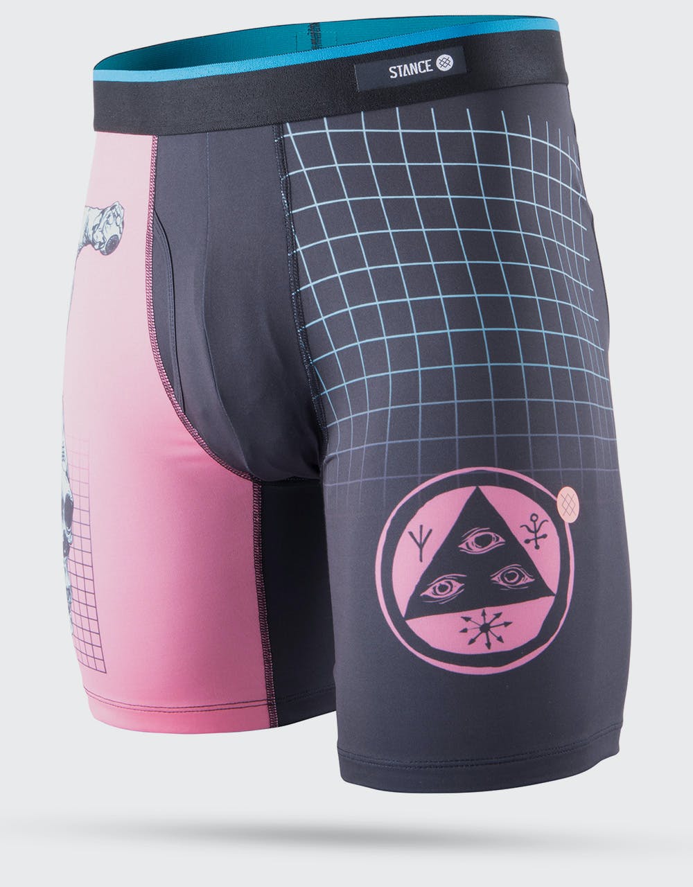 Stance x Welcome Poly Blend Boxer Shorts - Black