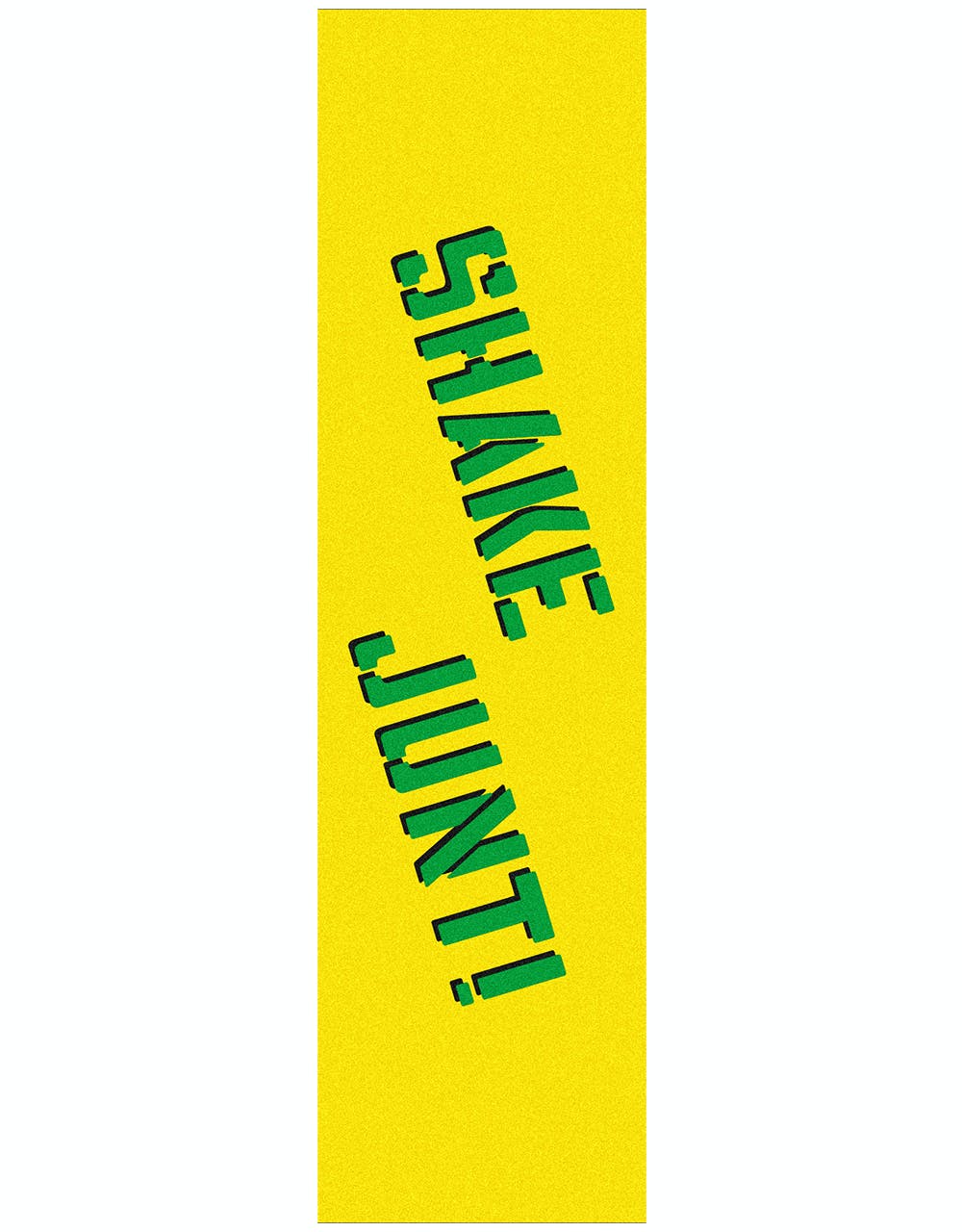 Shake Junt Sprayed Logo Grip Tape Sheet - Yellow/Green