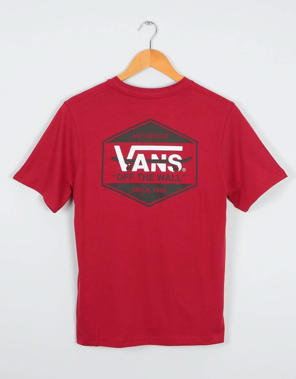 Vans Complete Lock Up Kids T-Shirt - Cardinal