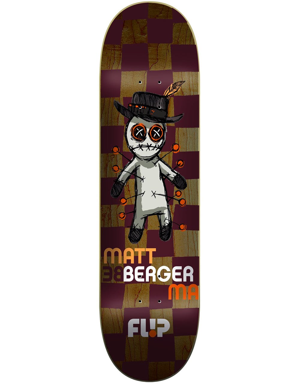 Flip Berger ZC2 Skateboard Deck - 8.04"