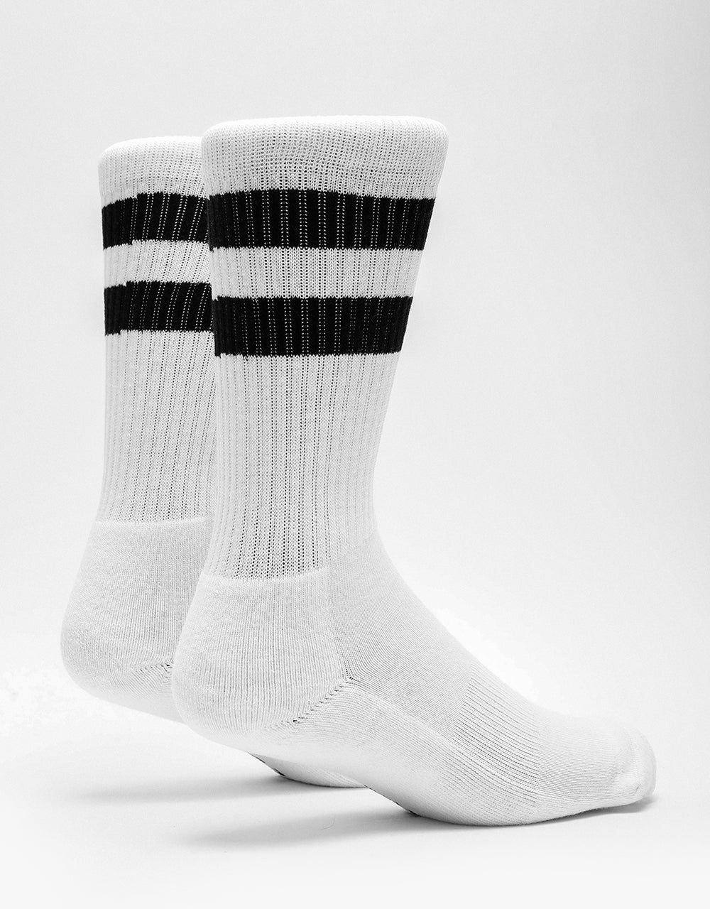 Route One Classic Crew Socks - White/Black