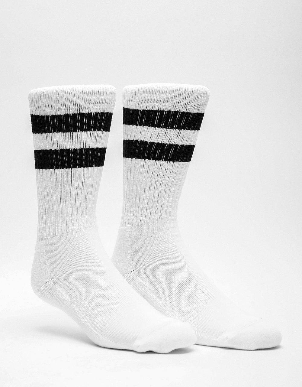 Route One Classic Crew Socks - White/Black