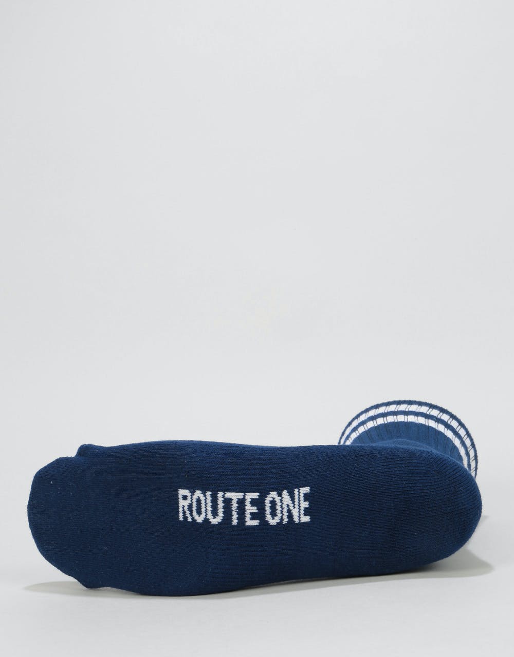 Route One Classic Crew Socks - Navy/White