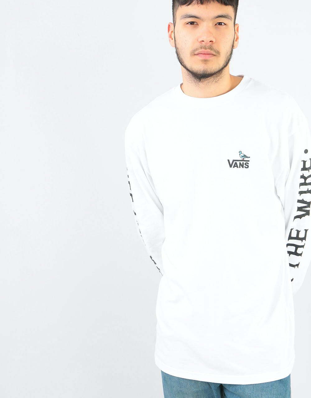 Vans x Anti Hero On the Wire L/S T-Shirt - White