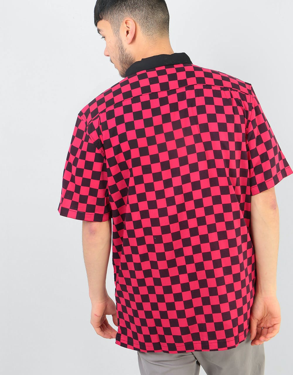 Vans Checker Camp S/S Shirt - Jazzy/Black