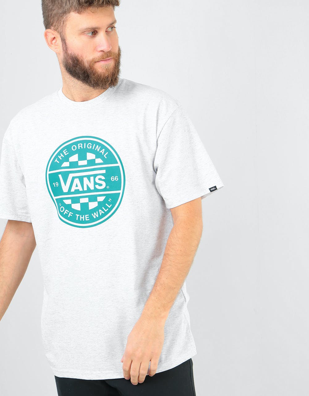 Vans Checker Co II T-Shirt - Ash Heather