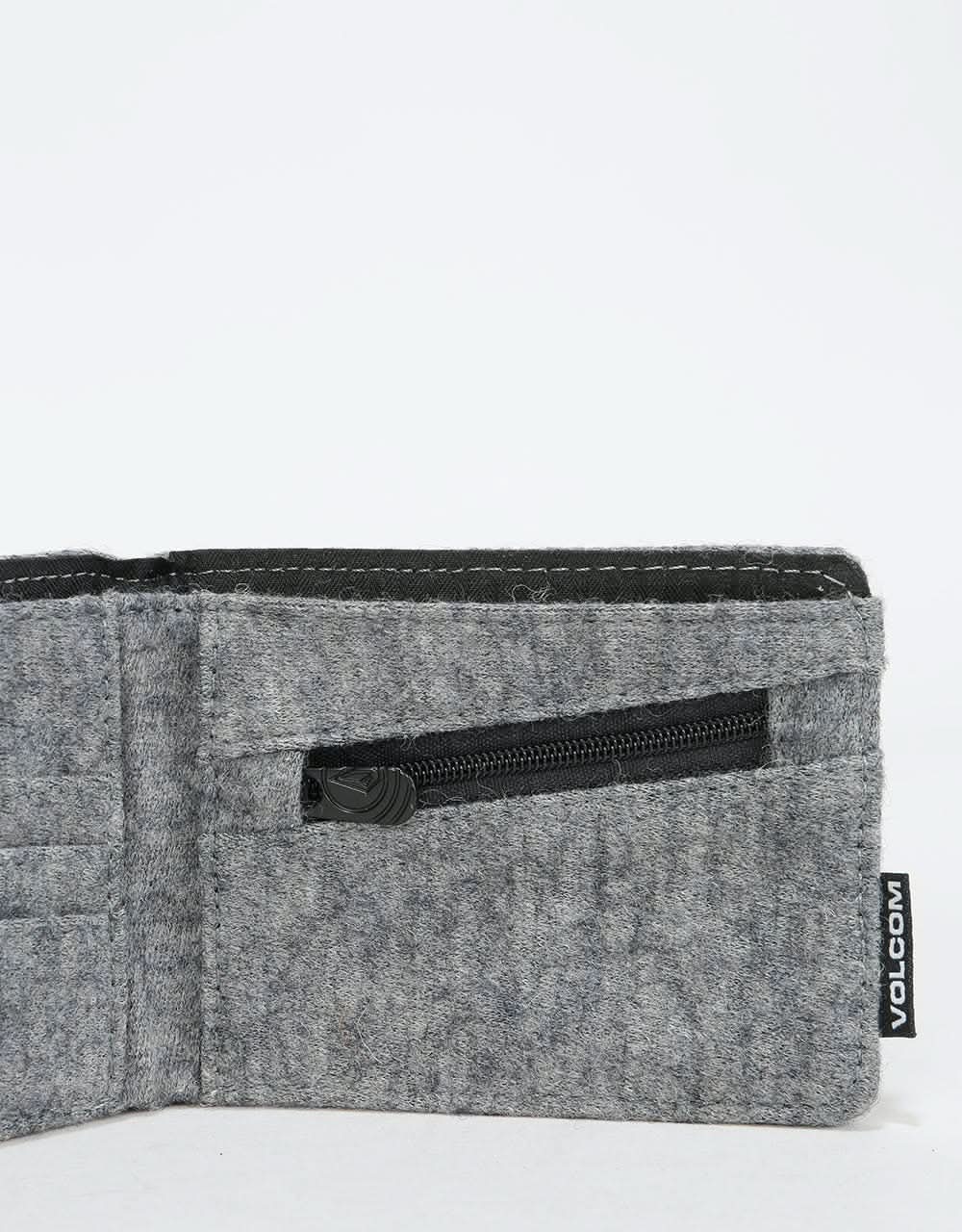 Volcom Woolstripe Wallet - Charcoal Heather