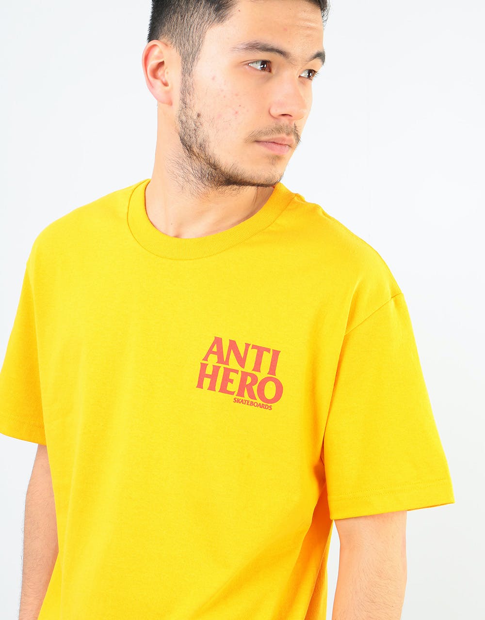Anti Hero Black Hero T-Shirt - Gold/Red