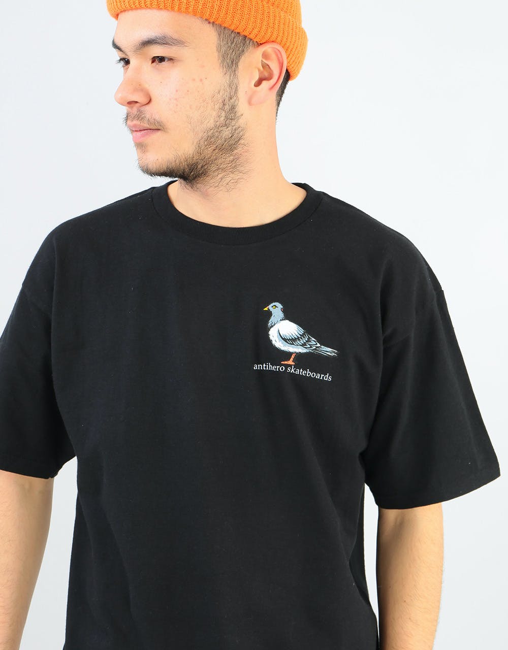 Anti Hero Lil Pigeon T-Shirt - Black