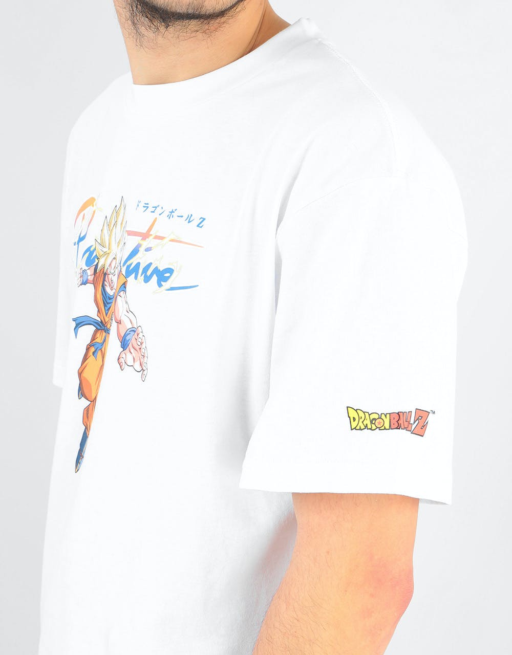 Primitive x Dragon Ball Z Neuvo Goku Saiyan T-Shirt - White