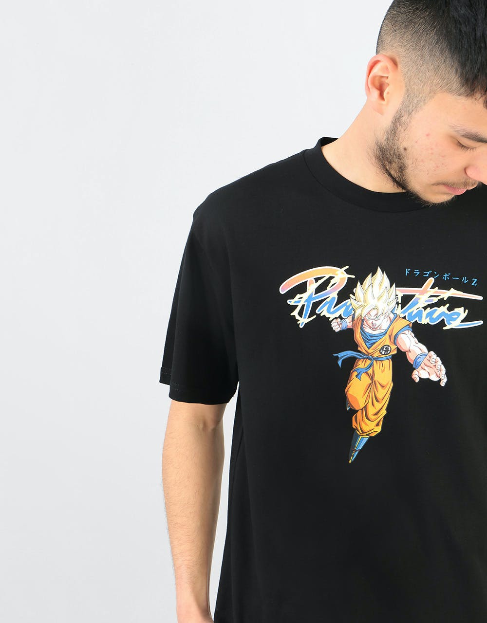 Primitive x Dragon Ball Z Neuvo Goku Saiyan T-Shirt - Black