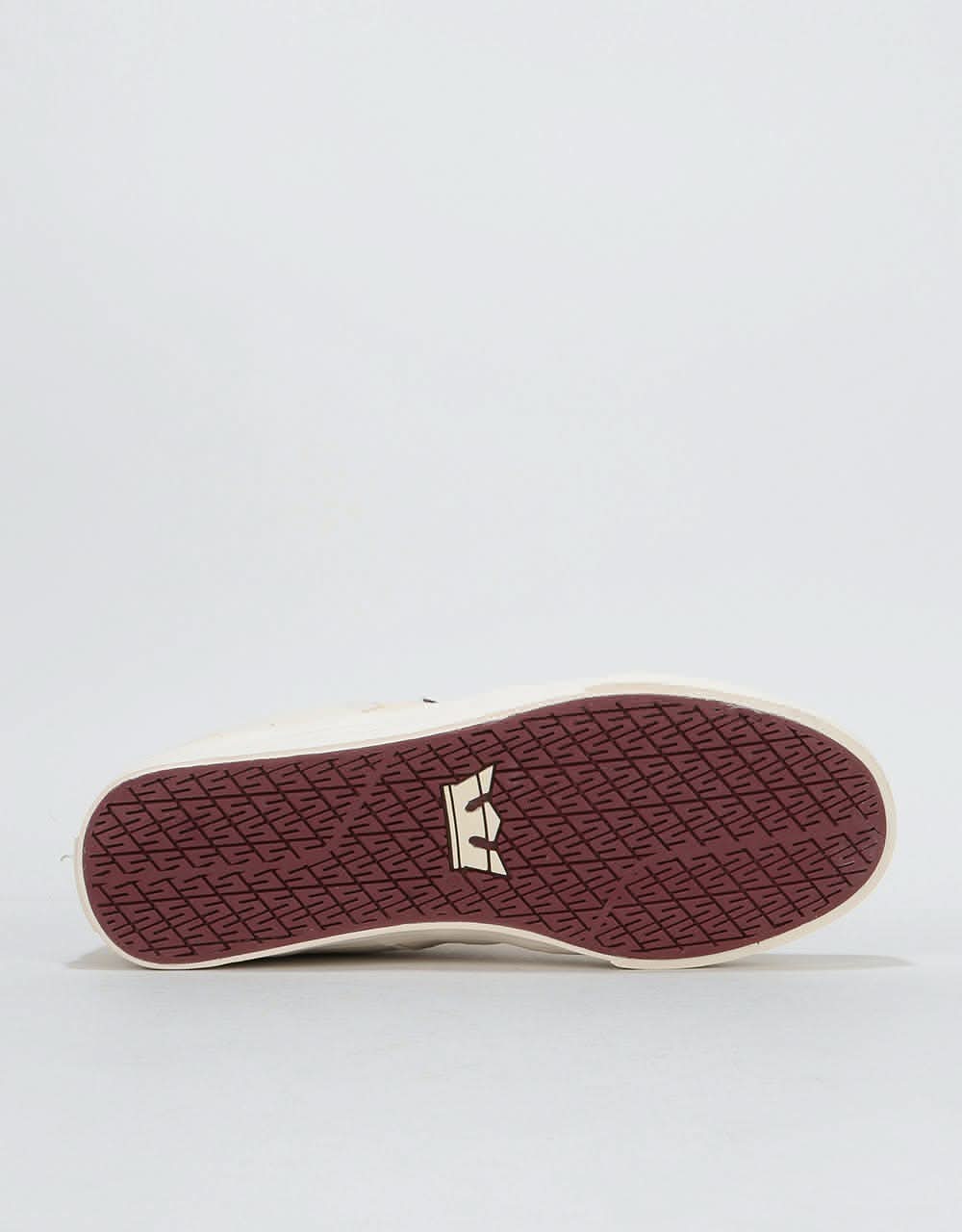 Supra Stacks Vulc II Skate Shoes - Off White/Off White