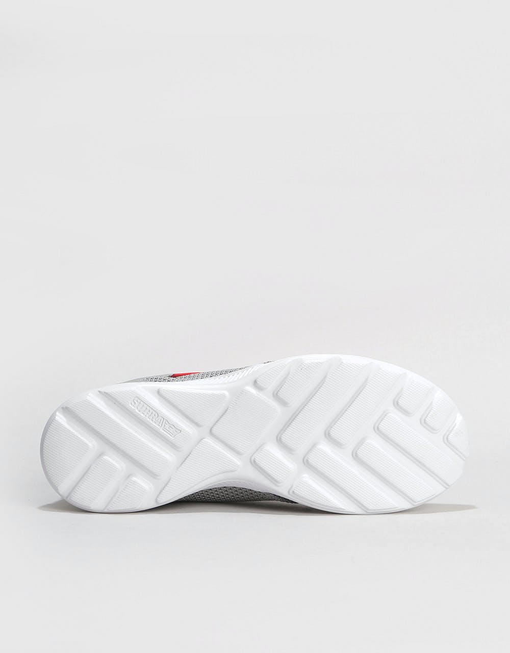Supra Hammer Run Shoes - Light Grey/Risk Red/White