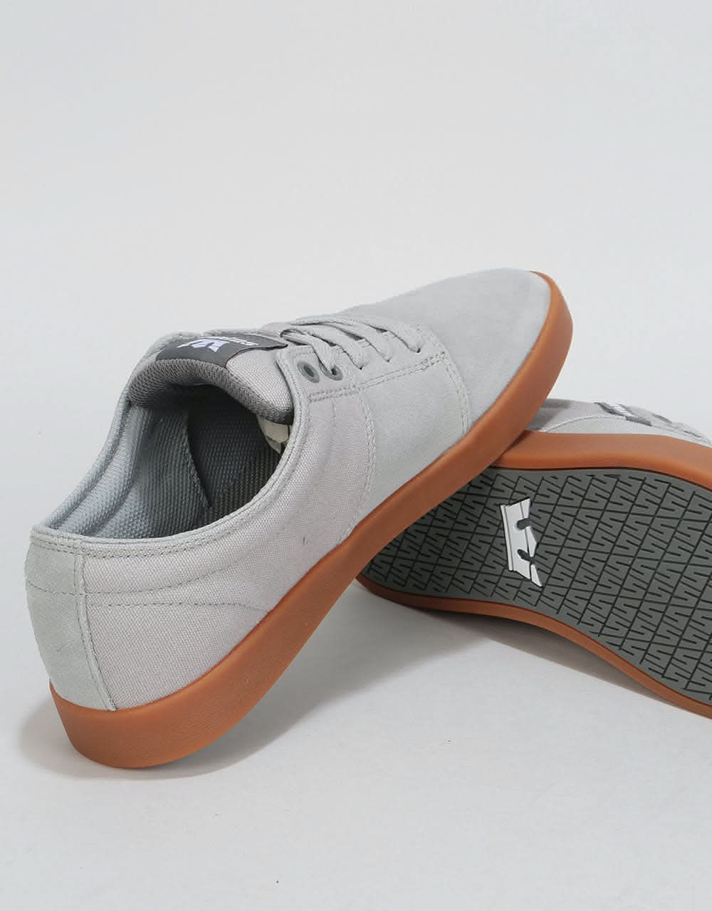 Supra Stacks II Skate Shoes - Light Grey/Grey/Gum