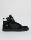 Supra Vaider Skate Shoes - Black/Off White/Black