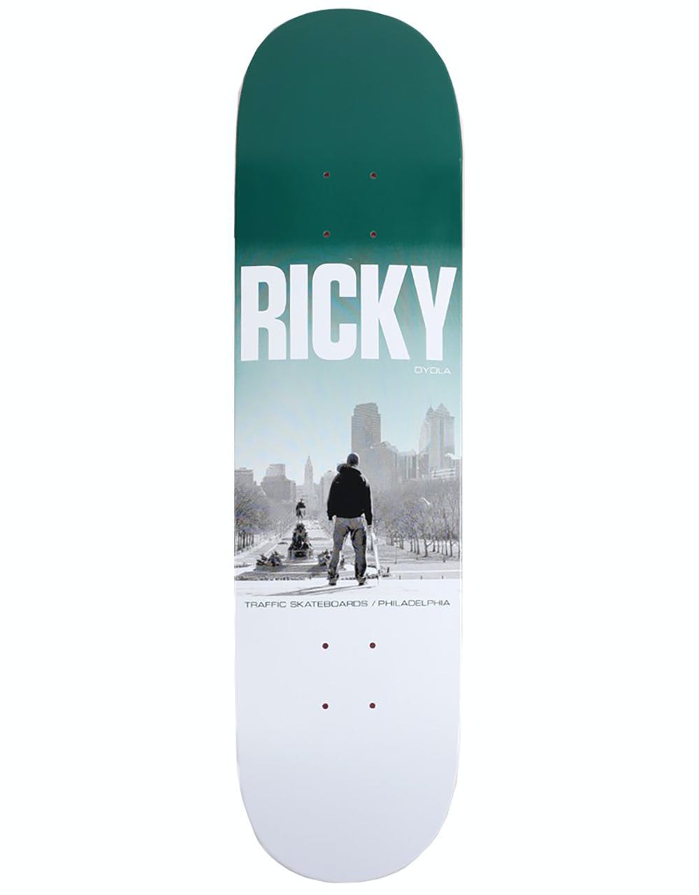 Traffic Oyola 'Ricky' Skateboard Deck - 8"