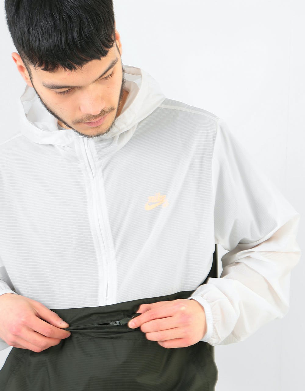 Nike SB Anorak Jacket - Vast Grey/Sequoia/Orange Pulse