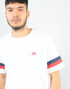 Nike SB Sleeve Stripe T-Shirt - White/University Red