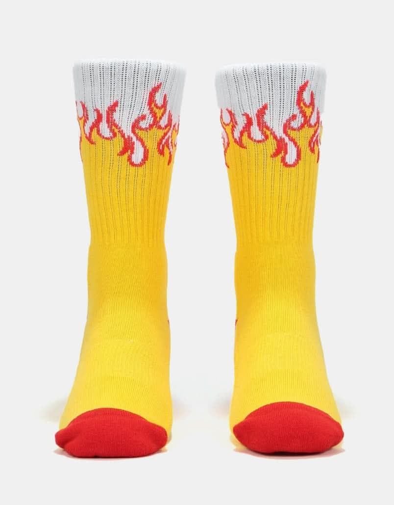 Route One Fire Crew Socks - White