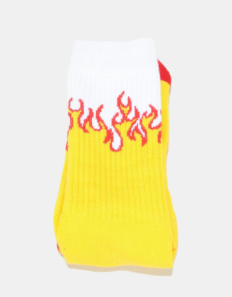 Route One Fire Crew Socks - White
